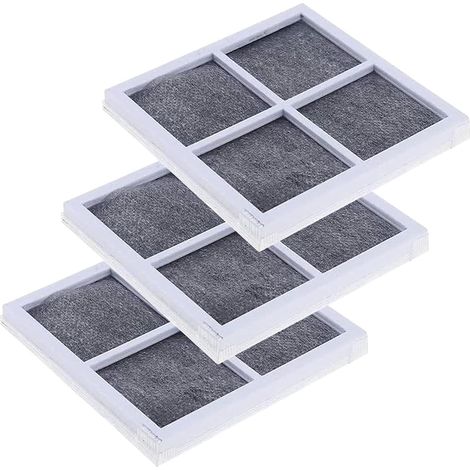 3 Pcs Filtre à Air pour Réfrigérateur, Filtre à Air de Remplacement, Filtre Frigo Americain Convient pour LG LT120F, Filtre à Air Frais de Rechange (1/5)