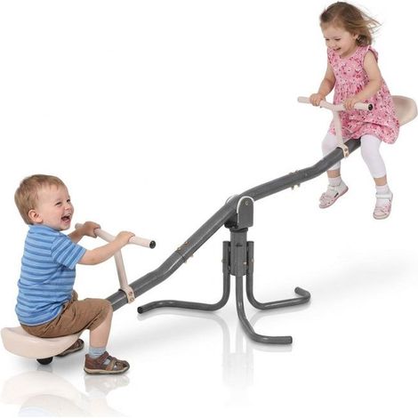 Portico altalena 2-in-1 - HYPERMOTION - HYPERMOTION - Rotazione 360° - Acciaio verniciato a polvere - 172x55x70 cm