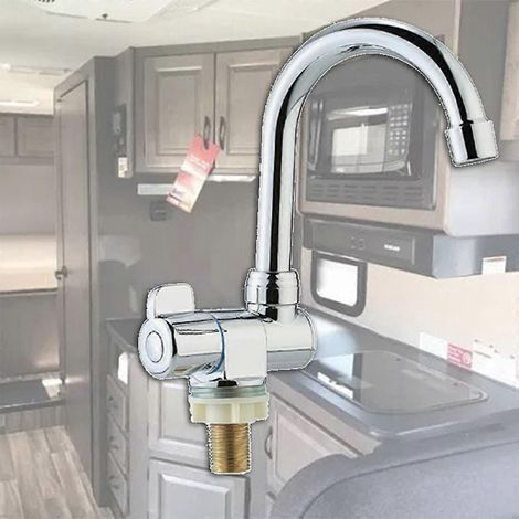 Robinet portable pour camping-car, accessoires intérieurs de yacht, robinet d'eau froide pour cuisine et salle de bain (1/4)