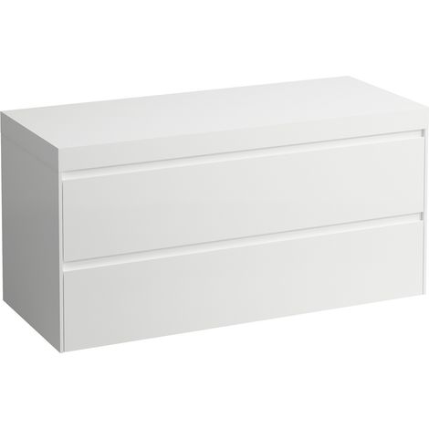 LAUFEN LANI encimera de lavabo blanco mate incl. mueble bajo