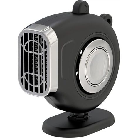 Chauffage électrique portable pour voiture, idéal pour les petites voitures, camping-cars, bateaux, camping et autres espaces d'hiver ,Convient aux camions(24 V, noir) (1/2)