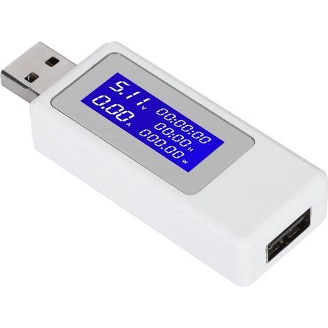 Testeur USB multifonctionnel : voltmètre numérique CC, mesure de capacité, de puissance, de courant et de tension. (1/5)