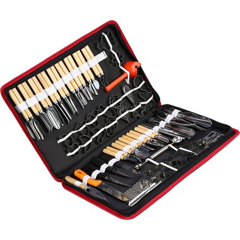 Kit de 80 outils culinaires pour découper, éplucher et garnir fruits et légumes (1/5)