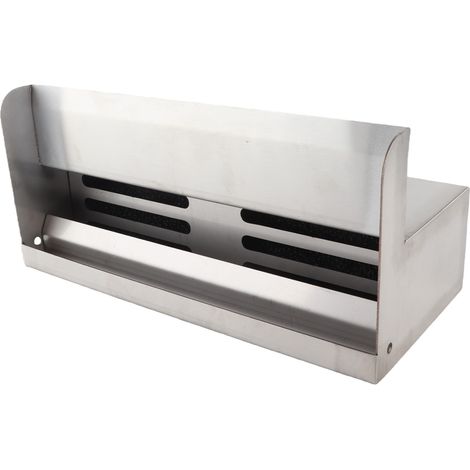 Déversoir en acier inoxydable 304 avec connecteur, jet d'eau en cascade pour fontaine extérieure, aménagement paysager et piscine, 300 mm / 11,8 pouces (1/5)