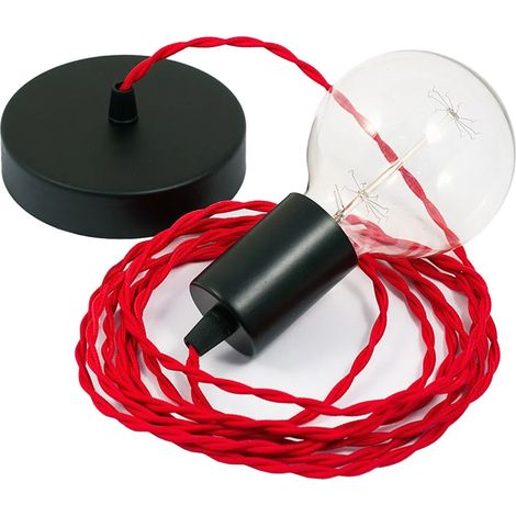 Lámpara colgante creative-cables tm09 cable cobre 50 cm (1/3)