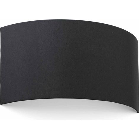 Faro - Applique rotonda nera in cotone 375x 200x 115, attacco E27 (1/4)