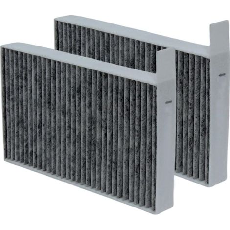 Filtre d'habitacle compatible avec Tesla Model Y et Model 3 – Filtre à air d'habitacle de remplacement au charbon actif, lot de 2 pour voiture (1/4)