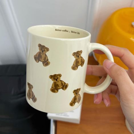 Mug céramique 350 ml pour café Mug Céramique Ours Vintage 350ml (1/4)