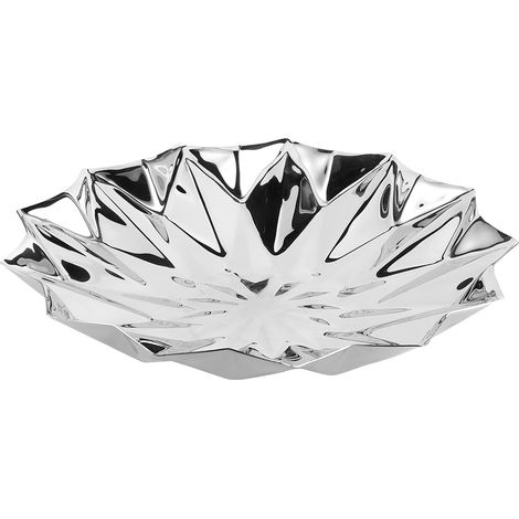 Plat de Service pour Snacks en Acier Inoxydable, Plateau pour Bar et Fêtes (1/2)