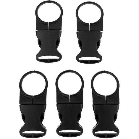 Lot de 5 porte-bouteilles multifonctionnels avec boucle et crochet de suspension, pour le camping, la randonnée et les voyages. Accessoires de plein air. (1/5)