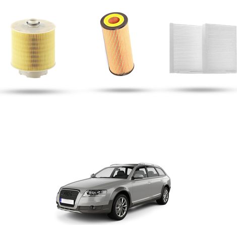 Kit Tagliando 3 filtri compatibile con Audi ALLROAD II (4FH) 3.2 FSI 188kw dal 2006 (1/4)