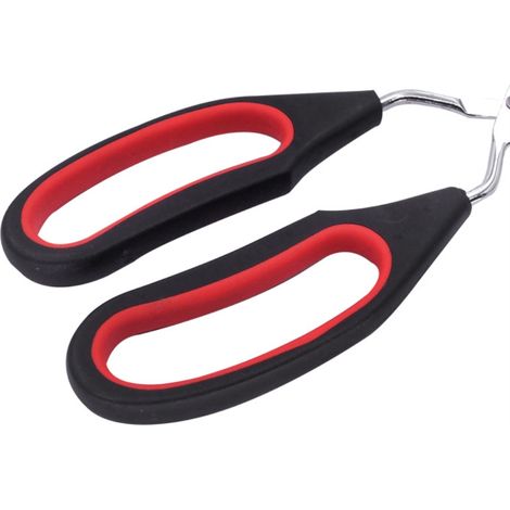 3 Pièces Pinces de Cuisson en Acier Inoxydable - Pinces de Barbecue 12/11/9 Pouces avec Manches Silicone pour Cuisine, Grill et Pâtisserie (1/5)