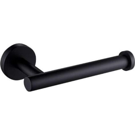 1 porte-serviettes en papier SUS 304, support mural en acier inoxydable pour papier toilette (noir) (1/4)