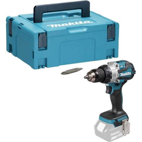 Perceuse à percussion Brushless 18V MAKITA - machie nue + coffret MakPac - DHP489ZJ