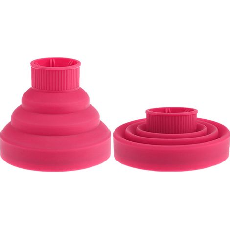 Difusor plegable para secador de pelo iónico, de secado rápido, portátil, plegable y ligero, fabricado en silicona, accesorio profesional para el peinado. (1/5)