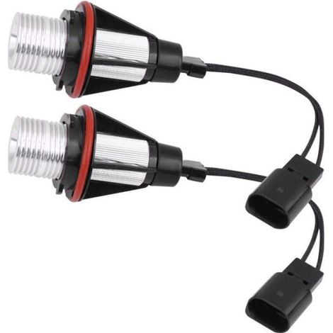 Ampoule Angel Eyes - 6000 K - 5 W - Pour Voiture E60 E39 E61 - Veilleuse LED - 2 Pièces (1/4)