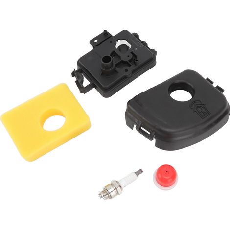 595660 595663 Kit de couvercle de filtre à air avec poire d'amorçage, filtre en mousse et bougie d'allumage pour moteur 450E 500E 550E (1/5)