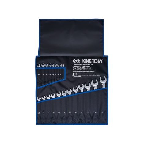 KING TONY - Trousse de 21 clés mixtes légères 6 à 32mm