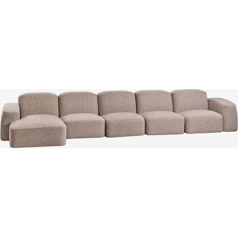Sofá modular chaise longue izquierdo de 5 piezas Bastian SKLUM              (1/5)
