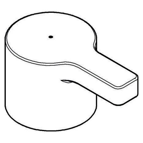 Poignée GROHE 48109 Markierung rouge chromé (1/2)