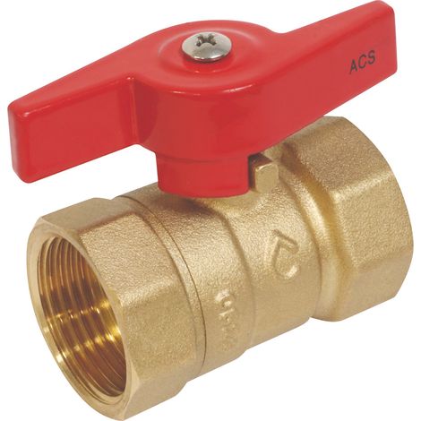 Vanne à sphère Double Femelle 1/2" Manette papillon