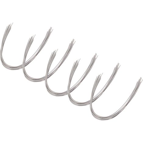 50 pièces Fils Orthodontiques Rectangulaires en Acier Inoxydable pour Traitement Dentaire 0.16 x 0.22 Pouce (1/5)