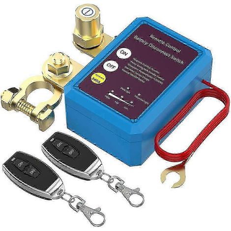 Interrupteur de déconnexion de batterie à distance 12 V 240 A, anti-marine, camping-car, quad, édition 0612 (1/5)