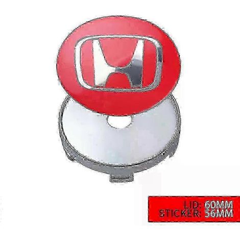 Satz mit 4 Radnabenkappen, passend für Honda Civic Jazz Adv 150 INSPIRE XR-V CR-V UR-V Fit Type R (56/58/60/69MM) 60 mm für RD-SLG (1/5)