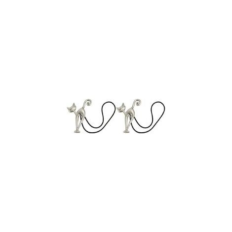 2 Stück magnetische Vorhang-Raffhalter, magnetischer Vorhang-Raffhalter, schöne Vorhang-Schnalle, Katzenmuster, Vorhang-Clip, Vorhang-Zubehör für Zuhause, Wohnzimmer, Schlafzimmer, Büro (1/4)