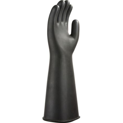 Gant Caoutchouc Latex Lourd couleur : Noir taille XXL - PORTWEST