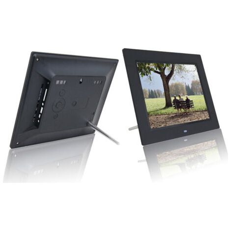 Marco de fotos digital de 7,5 pulgadas con pantalla IPS FHD de 768 x 1024, calendario, despertador, reproductor de fotos, vídeo y música. (1/3)