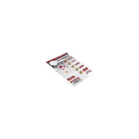 Juego de inyectores, boquillas universales de gas butano propano DIAM. 6MM para horno, cocina 00537505