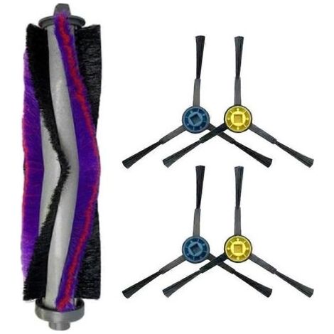 Kit de pièces de rechange pour brosse latérale principale des aspirateurs robots Midea M9, Eureka NERE10s E10S et Obode A8 (1/5)