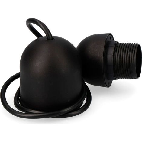 Kit De Suspension Noir E-27 Longueur 80cm