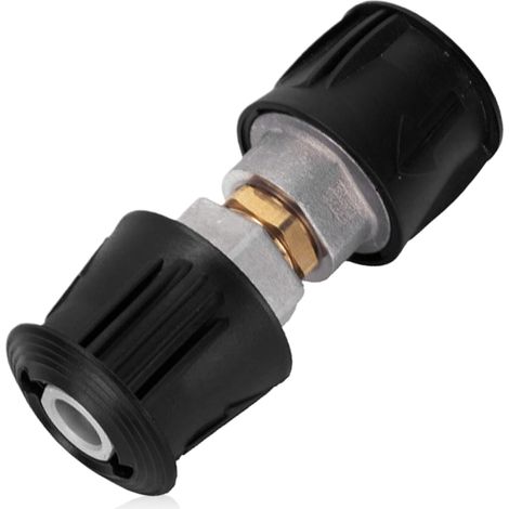 Adaptateur à fermeture rapide, raccord rapide haute pression, double face M22 AG 14 mm, pour pistolet et nettoyeur haute pression (1/5)