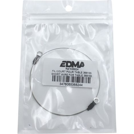 Alambre de corte de repuesto - 370 mm - para mesa de corte doble de alambre caliente - EDMA OUTILLAGE - 536824