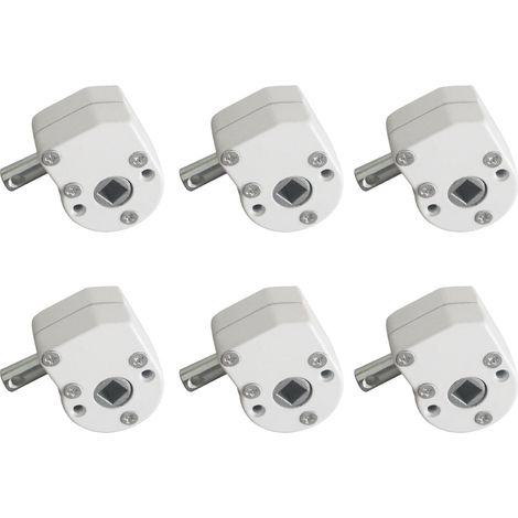 Treuil Store banne Manuel pour Store banne Coffre Bras Enrouleur Exterieur pièces détachées terrasse Caravane Exterieur Camping Car auvent Caravane Blanc sans Boucle de Fixation 6pc (1/5)