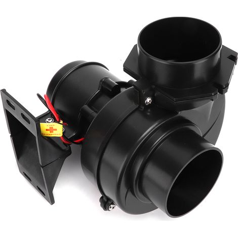 12V DC 130CFM Schwarzer ABS-Korrosionsbeständiger Luftgebläse für Boote, Schiffe, Busse, Verkleidungsbelüftung (1/5)