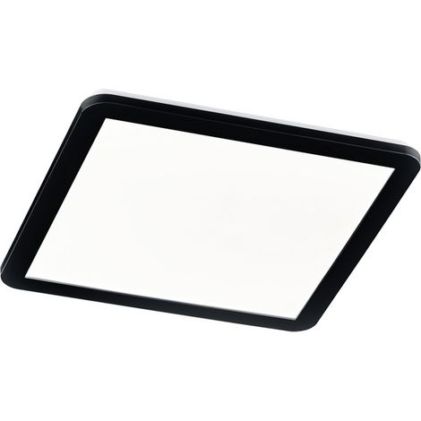 Camillus Led Plafón Cuadrado Regulable Negro IP44 40x40 cm Trio Lighting (1/2)