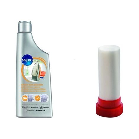 Wpro - set para planchar: anticalcáreo para plancha y generador de vapor - 484000008733 - 8015250040807 (1/5)