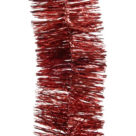Glänzende EDM-Girlande - Weihnachtsstimmung - 270 x 7,5 cm - Rot - 72214 (1/4)
