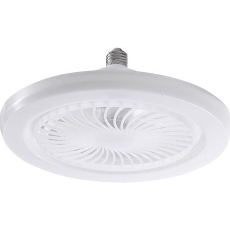 Ventilateurs de Plafond avec Télécommande , 30W Ventilateur de Plafond 9,8 Pouces Petite Lampe de Ventilateur LED Silencieuse E27 pour Chambre (1/5)