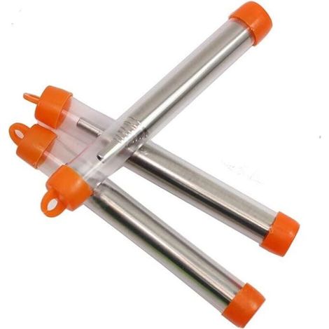 Lot de 3 tubes à soufflets de poche pliables en acier inoxydable pour cheminée, barbecue, feu de camp soufflant de l'air dans un incendie (1/4)