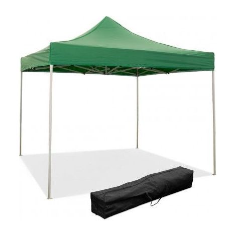 Faltbares Gazebo 3x3 Grün aus wasserdichtem PVC (1/5)