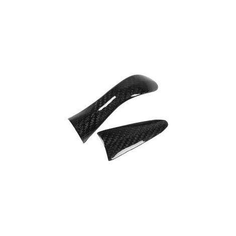 Kit de embellecedor de palanca de cambios de fibra de carbono para volante y volante, repuesto para INFINITI Q50 2014 – 2017 (1/4)