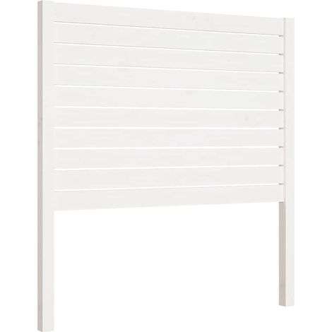 Maison Exclusive - Tête de lit Blanc 96x4x100 cm Bois massif de pin (1/5)