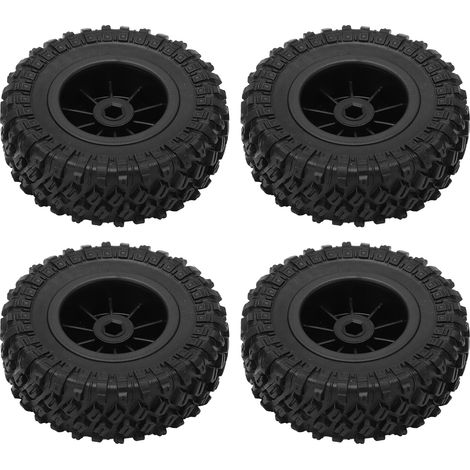 4 Pneus Roues pour Voiture RC MN D90 D91 D99 D99S D86 - Pièces de Rechange et Améliorations R789BL Noir (1/5)
