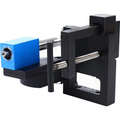 Muesca para tubos, construcción de hierro y acero inoxidable, ángulo ajustable de 0 a 50°, compatible con tubos de 3/4" a 3" de diámetro exterior, grosor del marco 1-1/4", peso neto 9,6 kg (1/5)