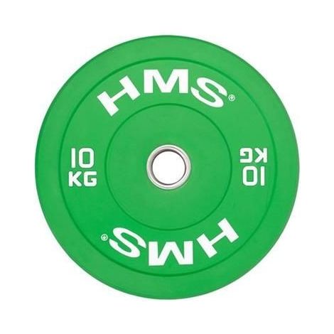 CBR Olympic Bumper Plate HMS CBR10 grüne Olympic Bumper Plate 10 KG HMS (1/2)
