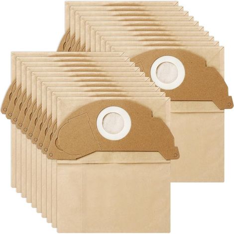 20 Pièces Sac aspirateur pour WD2 MV2 WD 2.200 WD2250 A2004 A2054 A2099, 6.904 322.0 robot aspirateur,Sac Aspirateur karcher,humides et secs,Accessoir (1/5)